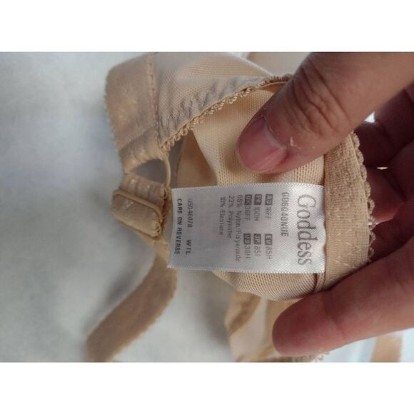 Goddess Women's Alice Soft Cup Bra Nude 38H GD6040 - Picture 3 of 3